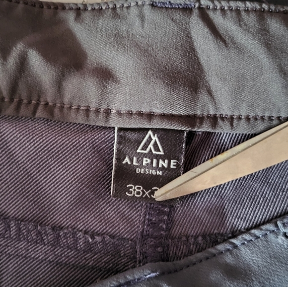 Alpine Design Men Pants Size 38x27 - Picture 4 of 5